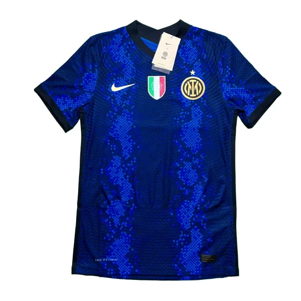 Inter Milan 2021/22 Home Shirt - Eriksen #24 + Scudetto (Size S) - Image 2