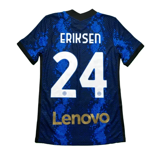 Inter Milan 2021/22 Home Shirt - Eriksen #24 + Scudetto (Size S)