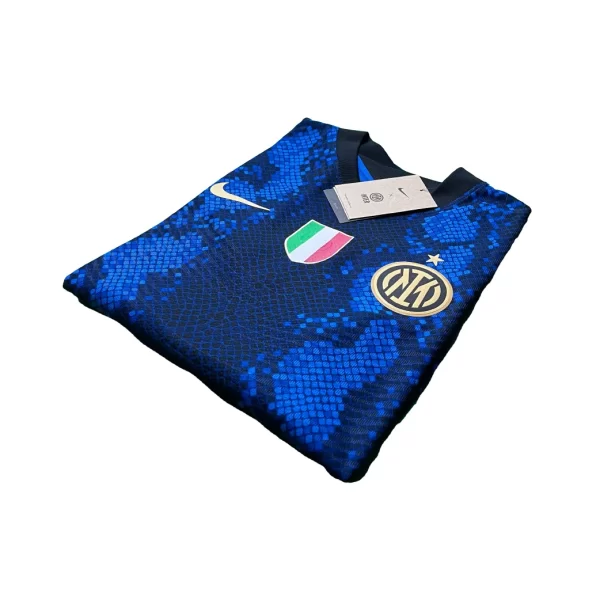 Inter Milan 2021/22 Home Shirt - Eriksen #24 + Scudetto (Size S) - Image 4