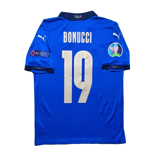 Italy Euro 2020 Final Home Shirt - Bonucci #19 (Size S)