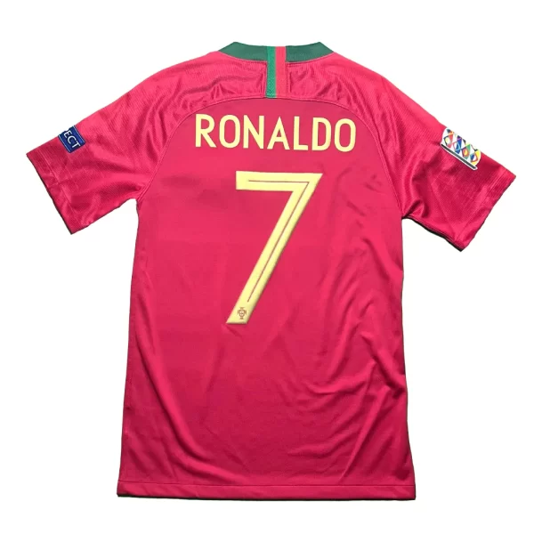 Portugal 2018 Home Shirt - Ronaldo #7 (UEFA Nations League Full Set) (Size S)