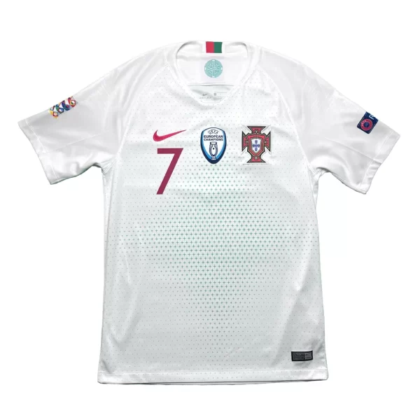 Portugal 2018 Away Shirt - Ronaldo #7 (UEFA Nations League Full Set) (Size S) - Image 2