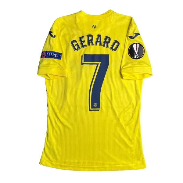 Villarreal 2021 Europa League Final Home Shirt - Gerard #7 (Size S)