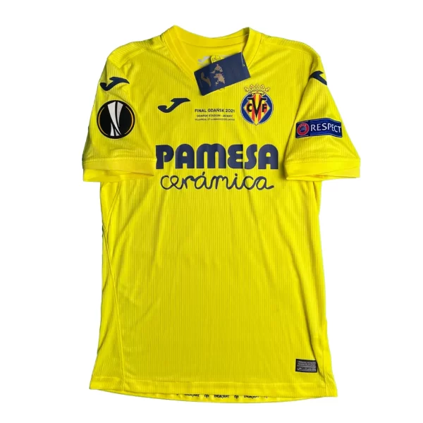 Villarreal 2021 Europa League Final Home Shirt - Gerard #7 (Size S) - Image 2