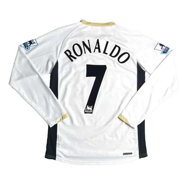 [Long Sleeve] Manchester United 2006/07 Away Shirt - Ronaldo #7 (BPL Full Set) (Size S)