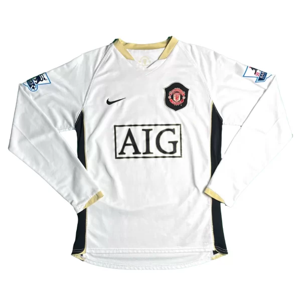 [Long Sleeve] Manchester United 2006/07 Away Shirt - Ronaldo #7 (BPL Full Set) (Size S) - Image 2