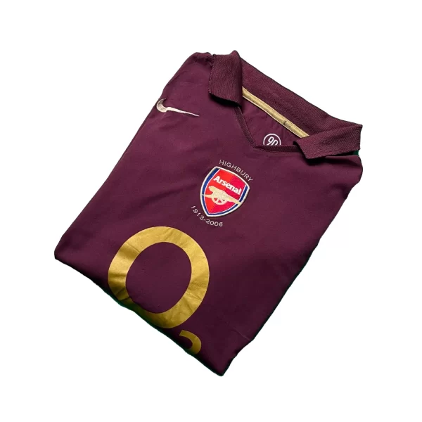 Arsenal Last Highbury Home Shirt - Henry #14 (BPL Full Set) (Size S) - Image 3