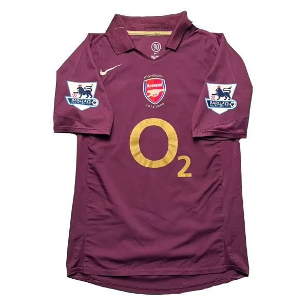 Arsenal Last Highbury Home Shirt - Henry #14 (BPL Full Set) (Size S) - Image 2