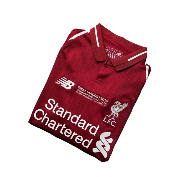 Liverpool 2019 UEFA CL Final Home Shirt - M.Salah #11 (Size S US) - Image 3