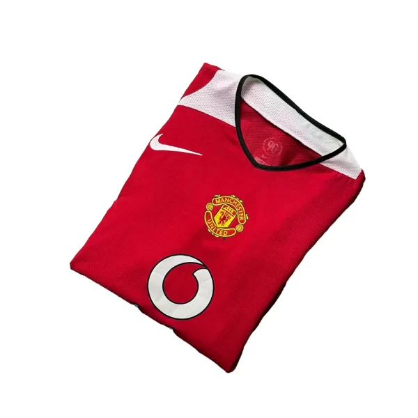 [Long Sleeve] Manchester United 2004/06 Home Shirt - Ronaldo #7 (BPL Full Set) (Size S) - Image 3