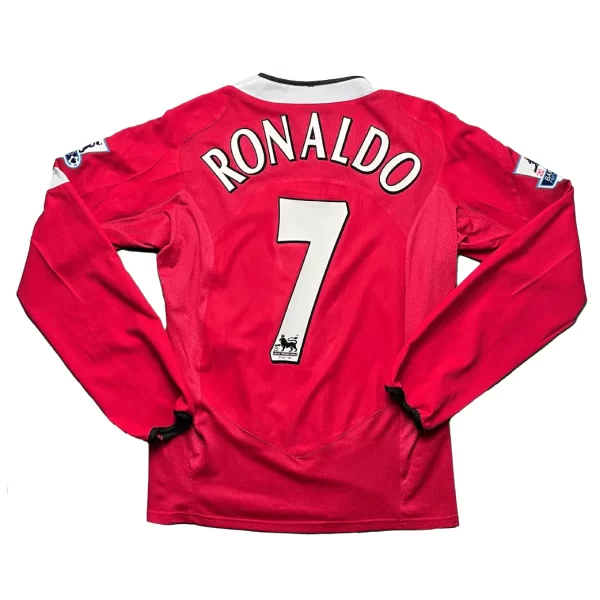 [Long Sleeve] Manchester United 2004/06 Home Shirt - Ronaldo #7 (BPL Full Set) (Size S)