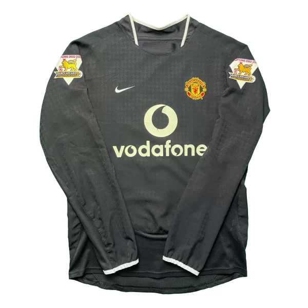 [Long Sleeve] Manchester United 2003/04 Away Shirt - Ronaldo #7 (BPL Full Set) (Size S) - Image 2