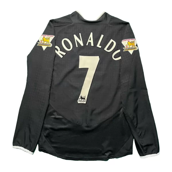 [Long Sleeve] Manchester United 2003/04 Away Shirt - Ronaldo #7 (BPL Full Set) (Size S)