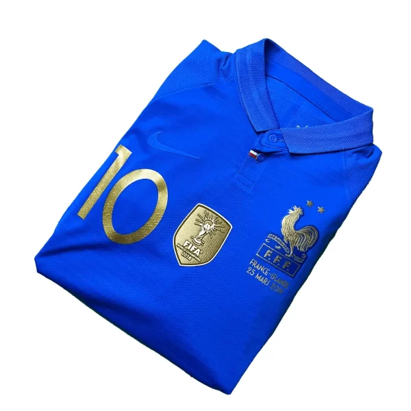 [Player Edition - LS] France 100th Anniversary Home Shirt - Mbappe #10  (Size S) - Image 3