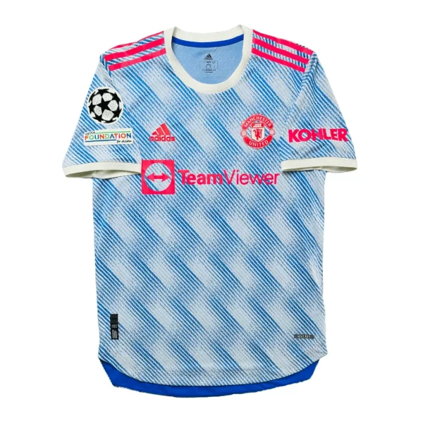 [Player Edition] Manchester United 2021/22 Away Shirt - Ronaldo #7 (UEFA CL Full Set) (Size M) - Image 2