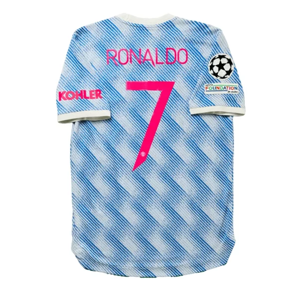 [Player Edition] Manchester United 2021/22 Away Shirt - Ronaldo #7 (UEFA CL Full Set) (Size M)