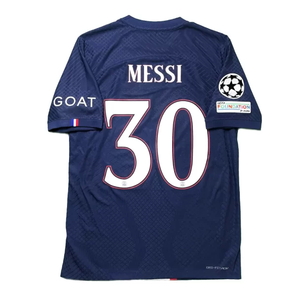 [Player Edition] PSG x Jordan 2022/23 Home Shirt - Messi #30 (UEFA CL Full Set) (Size M)