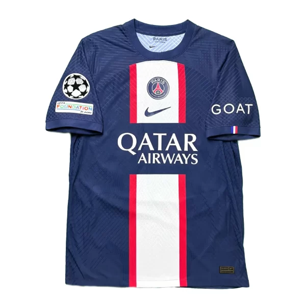 [Player Edition] PSG x Jordan 2022/23 Home Shirt - Messi #30 (UEFA CL Full Set) (Size M) - Image 2