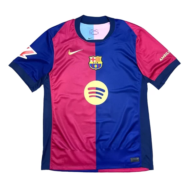 Barcelona 2024/25 Home Shirt - Lewandowski #9 (LFP Full Set) - Image 2