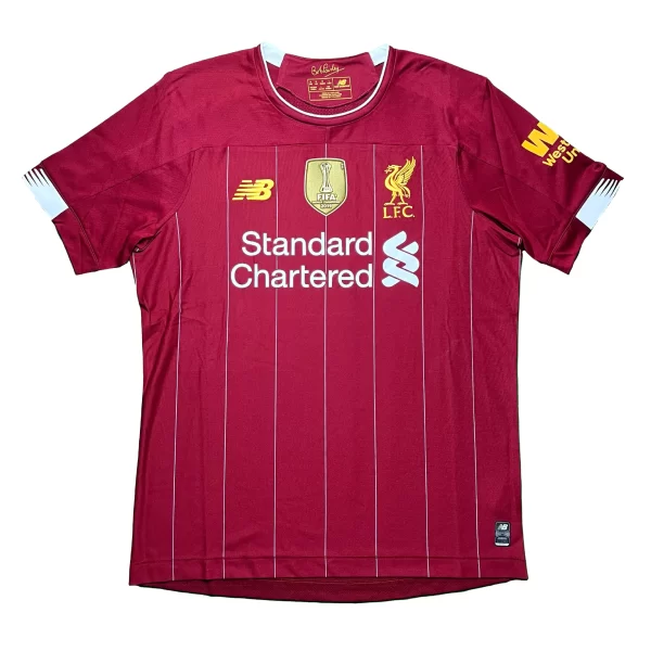 Liverpool 2019/20 Home Shirt + 2019 CWC (Size M US)