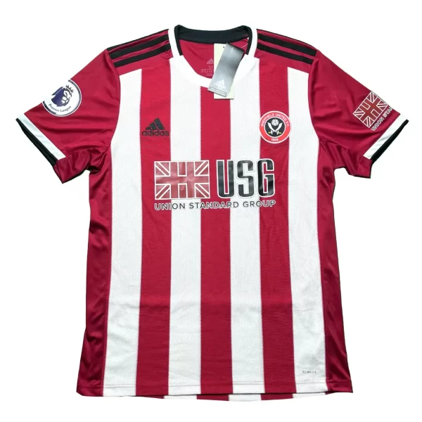 Sheffield United 2020/21 Home Shirt - Lundstram #7 (BPL Full Set) (Size M) - Image 2