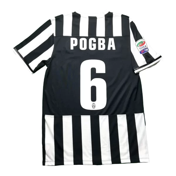 Juventus 2013/14 Home Shirt - Pogba #6 (Serie A Full Set) (Size M)