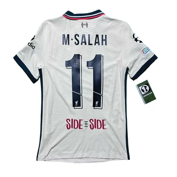 [Player Edition] Liverpool 2021/22 Away Shirt - M. Salah #11 (UEFA CL Full Set) (Size S) - Image 2