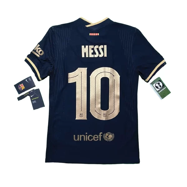 [Player Edition] Barcelona 2020/21 Away Shirt - Messi #10 (Cup Print) (Size S)