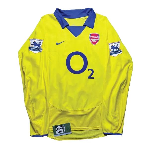 [Long Sleeve] Arsenal 2004/05 Third Shirt - Henry #14 (BPL Champion 2003/04 Full Set) (Size S) - Image 2