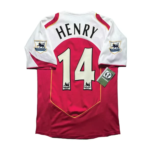 Arsenal 2004/05 Home Shirt - Henry #14 (BPL Full Set) (Size S)