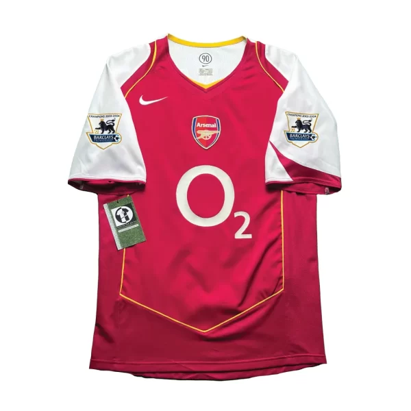 Arsenal 2004/05 Home Shirt - Henry #14 (BPL Full Set) (Size S) - Image 2