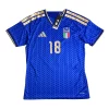 Italy 2026 World Cup Home Shirt - Barella #18 - Man Of The Match