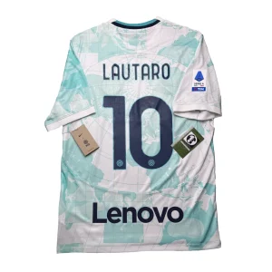 Inter Milan 2022/23 Away Shirt - Lautaro #10 (Serie A Full Set) (Size L)
