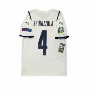 Italy 2021 Away Shirt - Spinazzola #4 (Euro 2020 Full Set) (Size M)