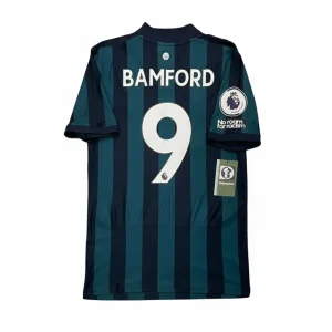 Leeds United 2020/21 Away Shirt - Bamford #9 (EPL Set) (Size S)