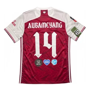 Arsenal 2020/21 Home Shirt - Aubameyang #14 (FA Cup Final Full Set) (Size M)