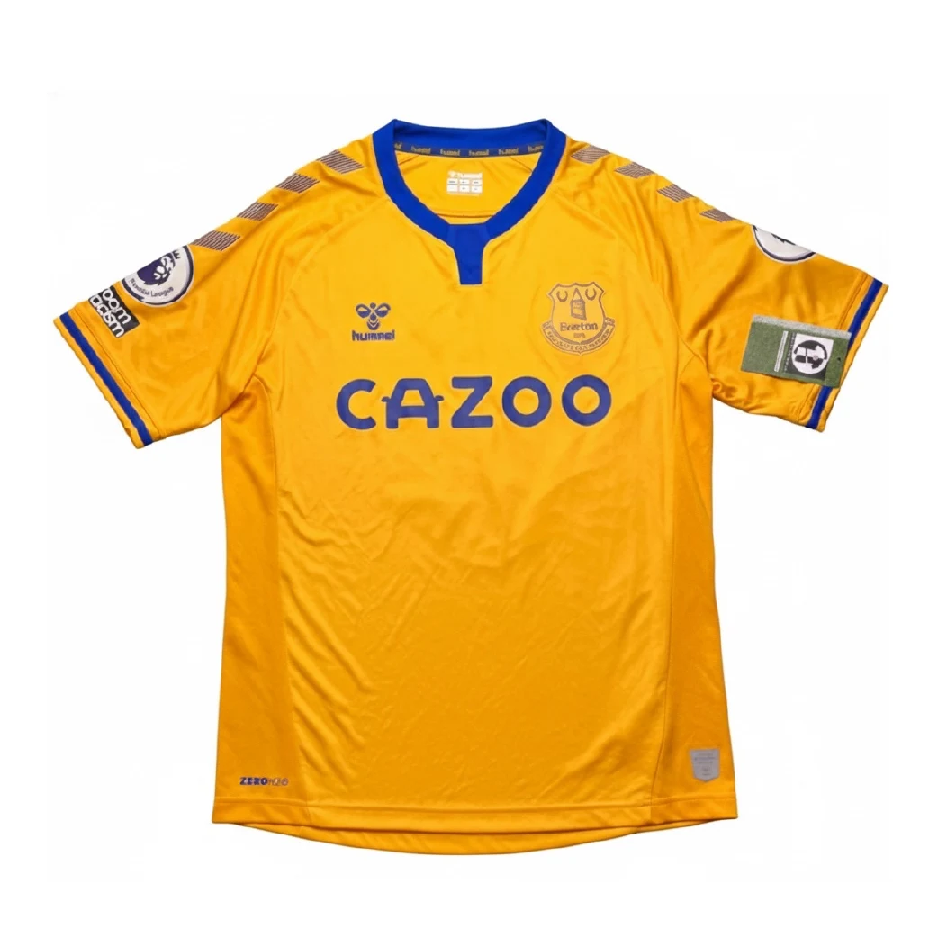 Everton 2020/21 Away Shirt - Allan #6 (EPL Full Set) (Size M US) - Image 2