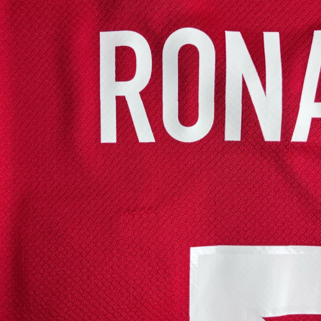 Portugal 2024 Home Shirt - Ronaldo #7 (Euro 2024 Full Set) (Size M) - Image 3