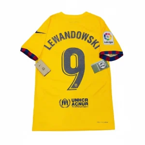 [Player Edition] Barcelona 2022/23 4th Shirt - Lewandowski #9 (La Liga Full Set) (Size S)