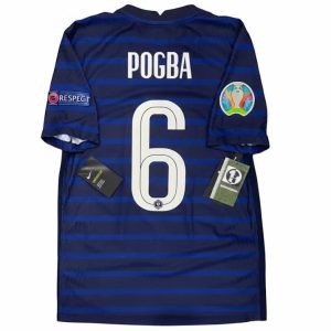 [Player Edition] France 2020 Home Shirt - Pogba #6 (Euro 2020 Full Set) (Size M)