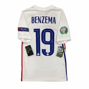 [Player Edition] France 2020 Away Shirt - Benzema #19 (Euro 2020 Full Set) (Size S)