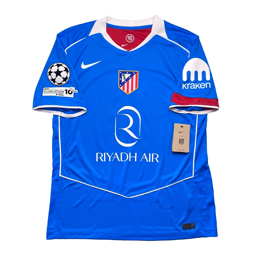 Atletico Madrid 2025/26 3rd Shirt - J.Alvarez #19 (UEFA CL Full Set) - Image 2