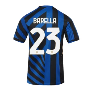 Inter Milan 2024/25 Home Shirt (Sponsorless) - Barella #23 (Size M)