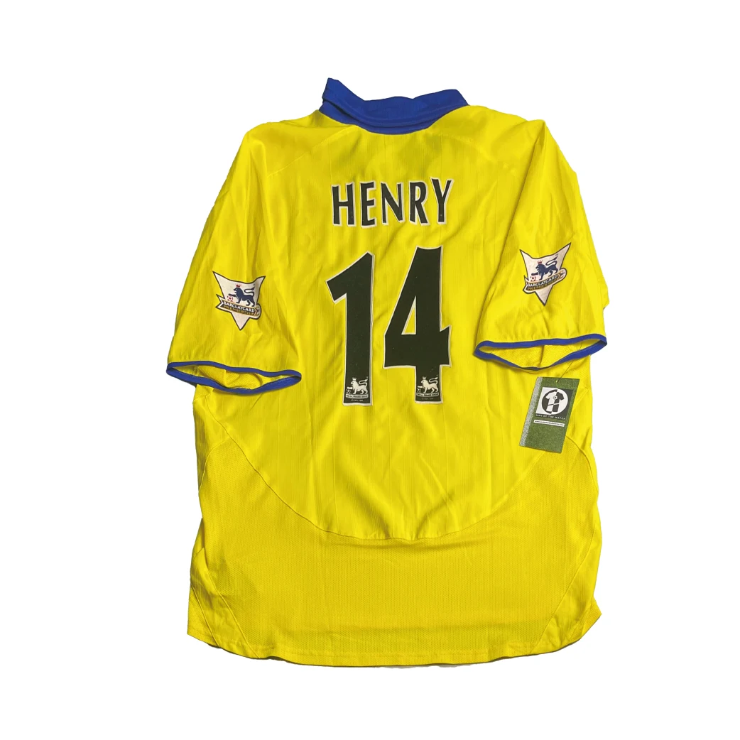 Arsenal 2003/04 Away Shirt - Henry #14 Back View