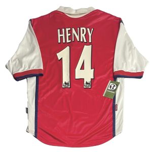 Arsenal 1999/00 Home Shirt - Henry #14 Back View