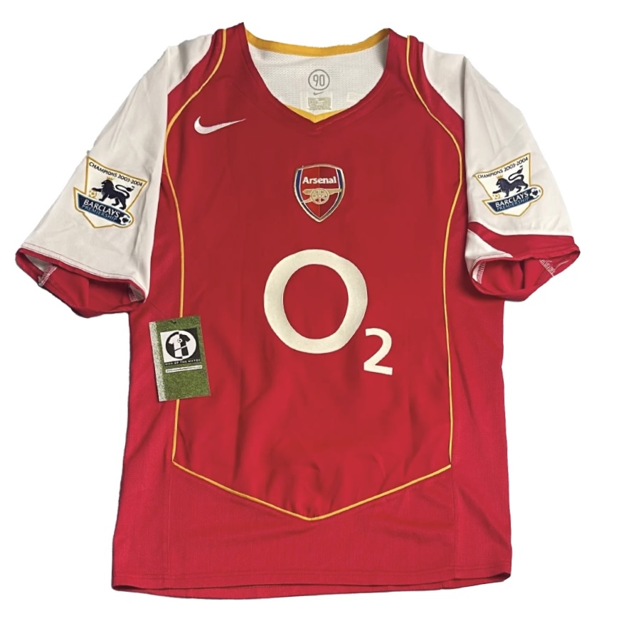 Arsenal 2004/05 Home Shirt - Henry #14 Front View