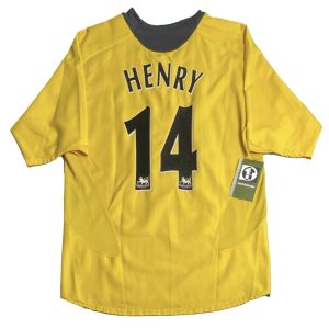Arsenal 2006/07 Away Shirt - Henry #14 Back View