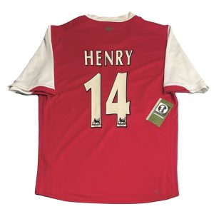 Arsenal 2006/07 Home Shirt - Henry #14 Back View