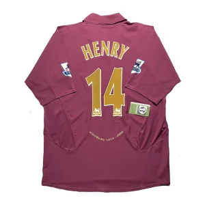 Arsenal 2005/06 Home Shirt - Henry #14 Back View