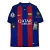 Barcelona 2016/17 Home Shirt - Suarez #9 (UEFA CL Full Set) (Size